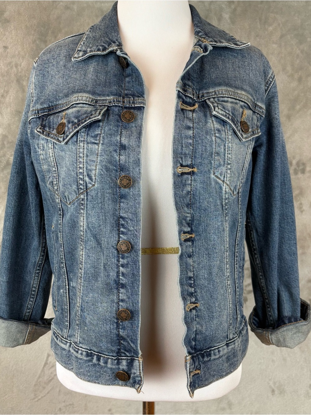 Lucky Brand Tomboy Trucker Denim Jacket Women’s S